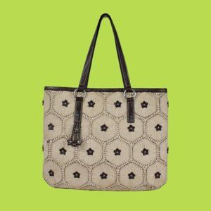 Brighton Straw/Woven Envelope Shoulder Bag